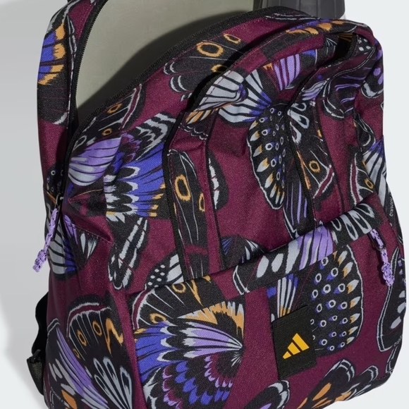 Adidas Women\'s Backpack with Butterfly Design - Purple and Black main image 7